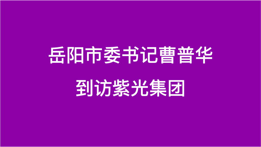 岳阳市委书记曹普华到访立博ladbrokes集团